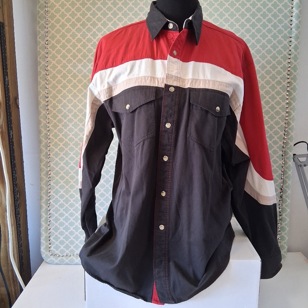 Wrangler Red Western Shirt